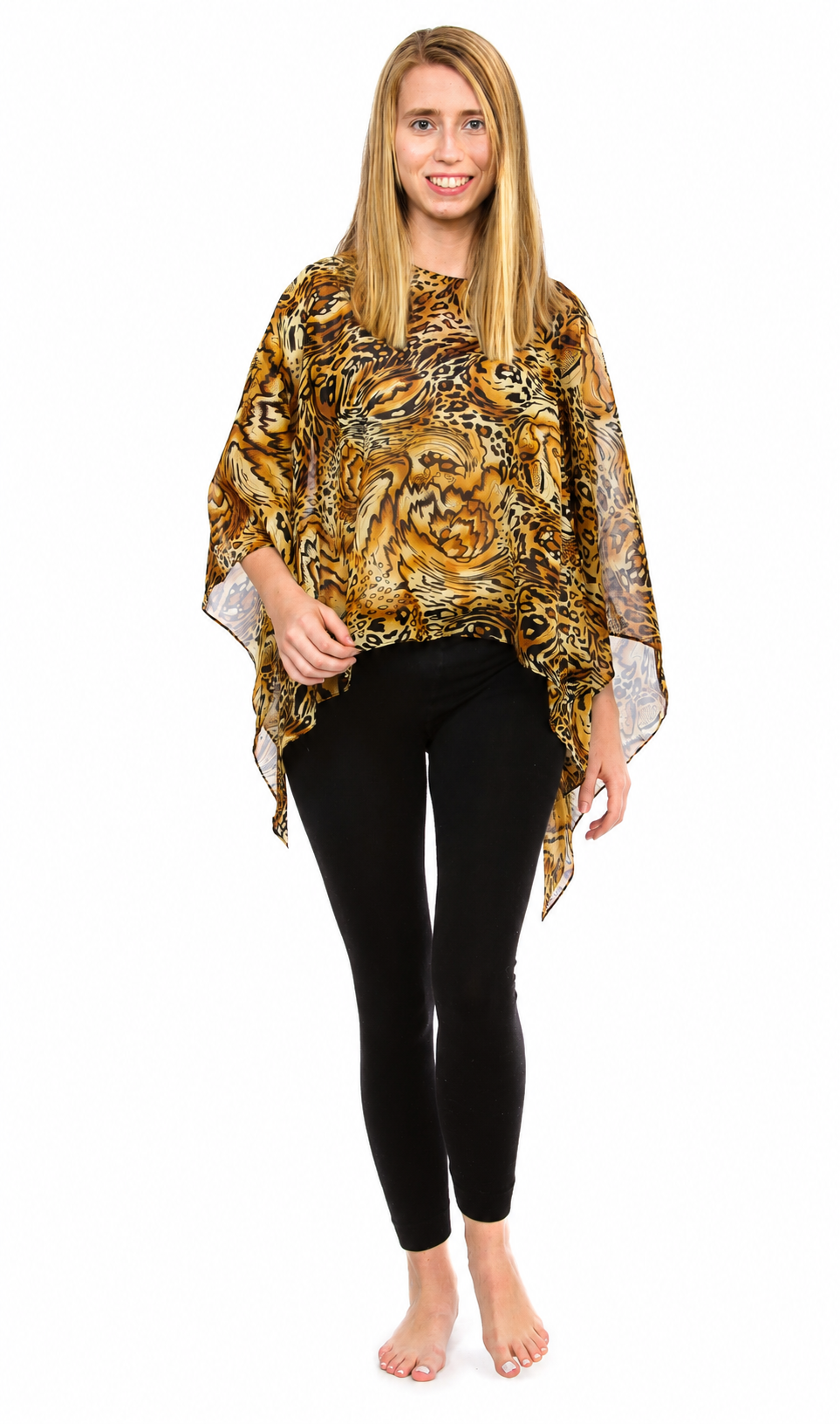 Chiffon Poncho Shawls Capelets for women Chiffon Wraps and Evening Beach Cover Up