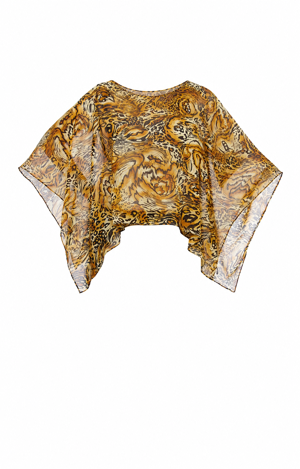 Chiffon Poncho Shawls Capelets for women Chiffon Wraps and Evening Beach Cover Up