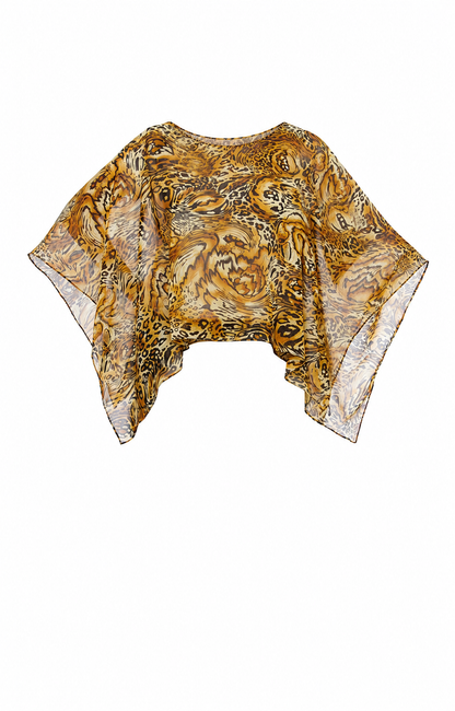 Chiffon Poncho Shawls Capelets for women Chiffon Wraps and Evening Beach Cover Up