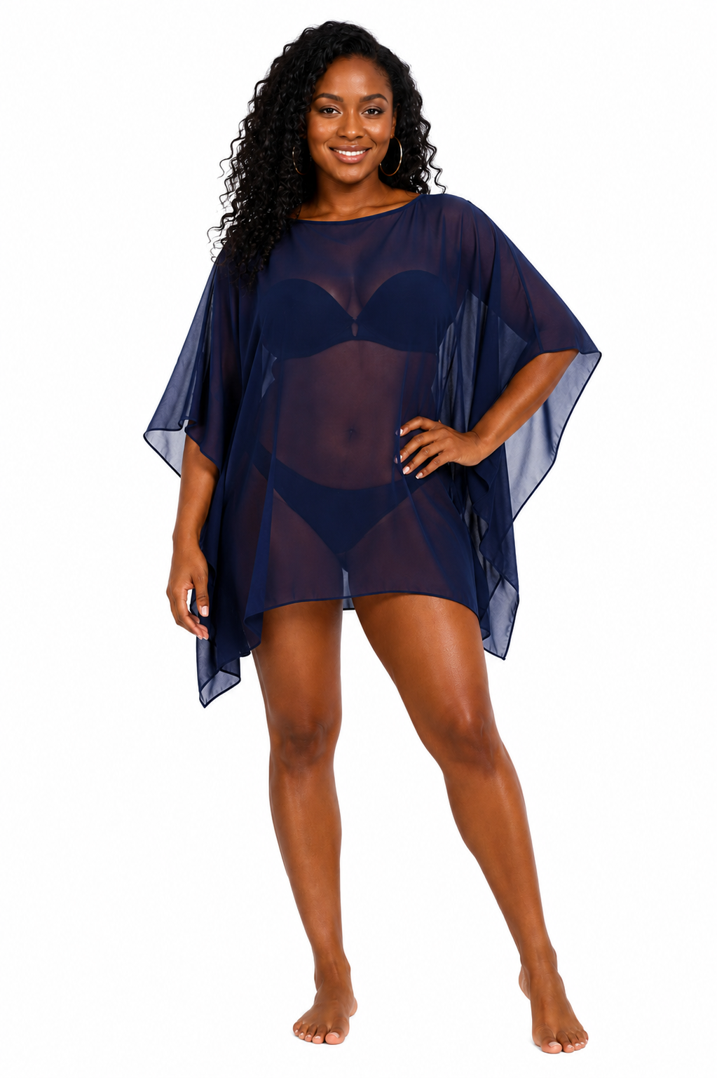 Chiffon Poncho Shawls Capelets for women Chiffon Wraps and Evening Beach Cover Up