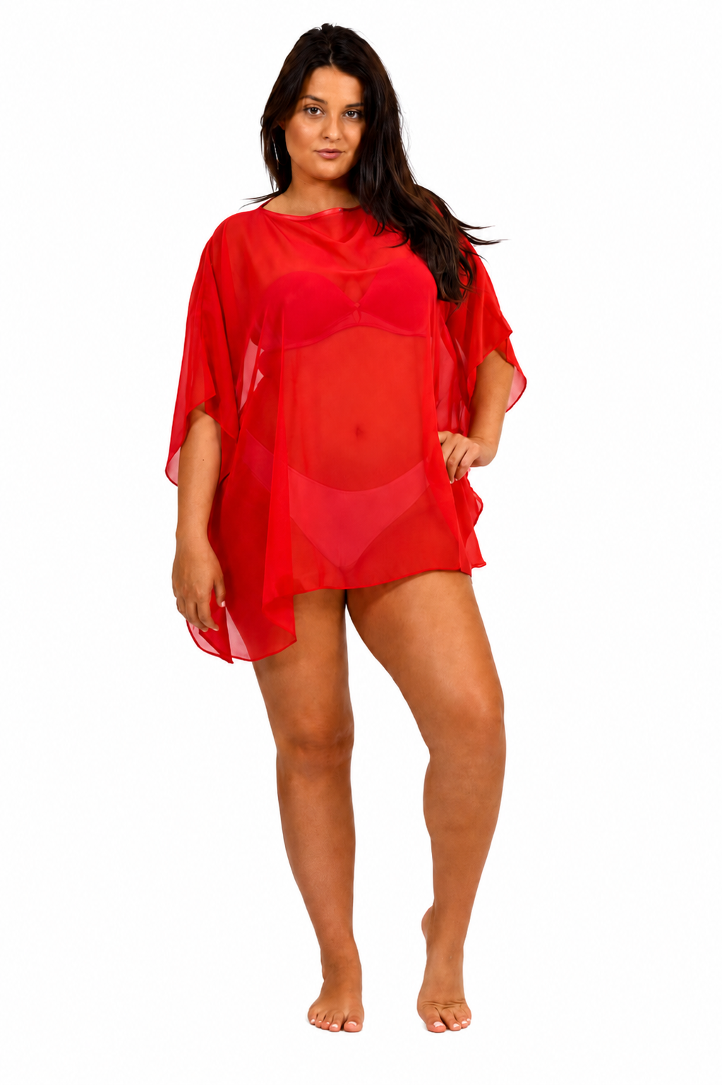 Chiffon Poncho Shawls Capelets for women Chiffon Wraps and Evening Beach Cover Up