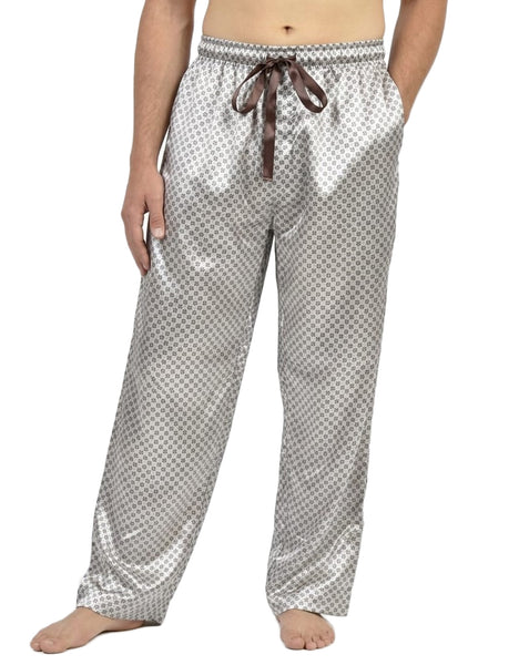 Up2date Fashion Men's Satin Silk Pajama Pant PJ Bottoms Comfy Lounge Sleep Pants with Pockets & Drawstring