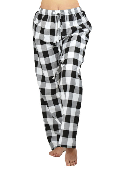 Women's Lounge Pants / Pajama Bottoms / Sleep Pants, 100% Cotton Flannel