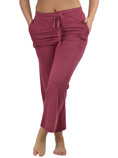 Women's Lounge Pants / Pajama Bottoms / Sleep Pants, 100% Cotton Knit