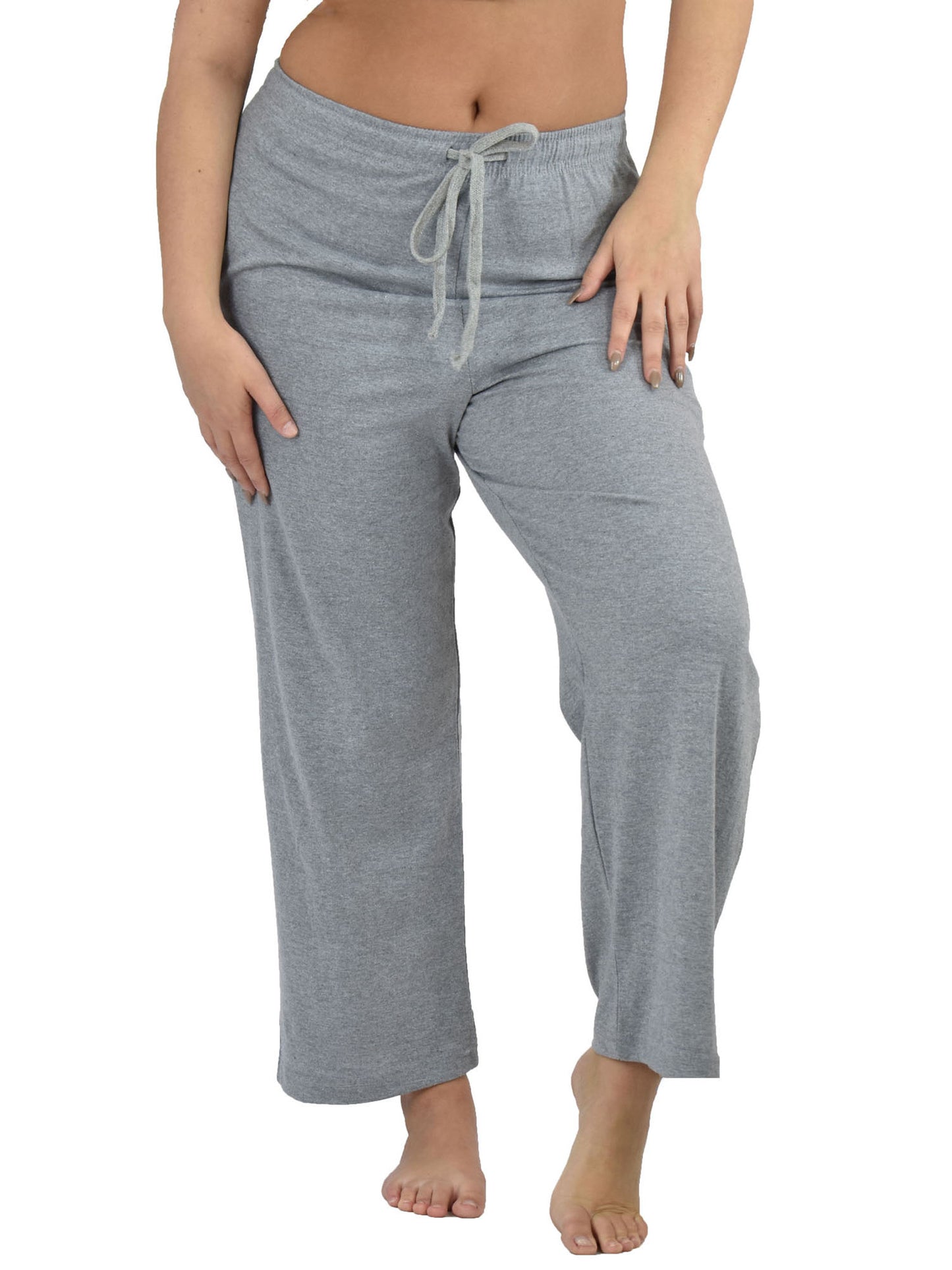 Women's Lounge Pants / Pajama Bottoms / Sleep Pants, 100% Cotton Knit