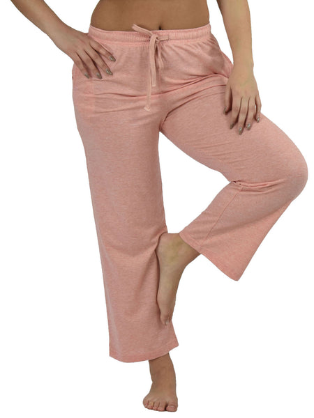 Women's Lounge Pants / Pajama Bottoms / Sleep Pants, 100% Cotton Knit