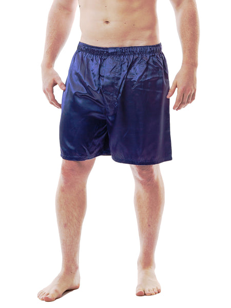 Men's Shorts / Boxers, Satin, 3-Piece Multicolor Combo Pack (MCS01-A)