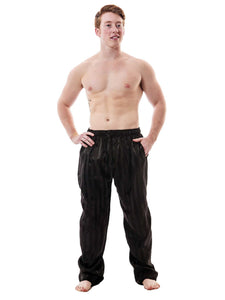 Men's Lounge Pants / Pajama Bottoms / Sleep Pants, Satin, Striped