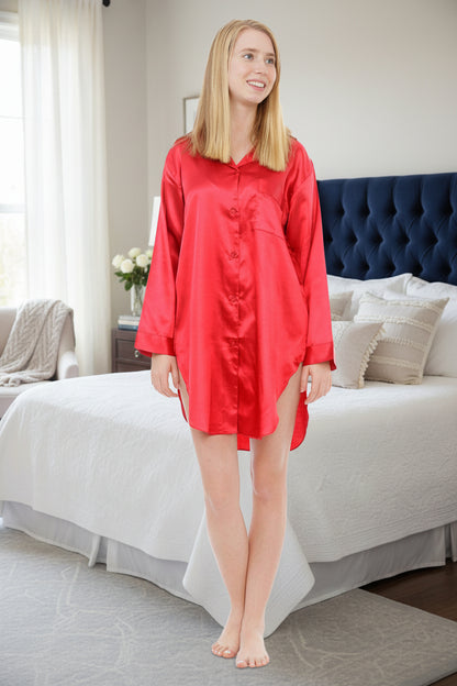 Women's Nightshirt, Satin