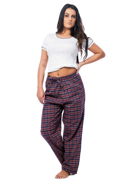 Women's Lounge Pants / Pajama Bottoms / Sleep Pants, Woven, 3-Piece Multicolor Combo