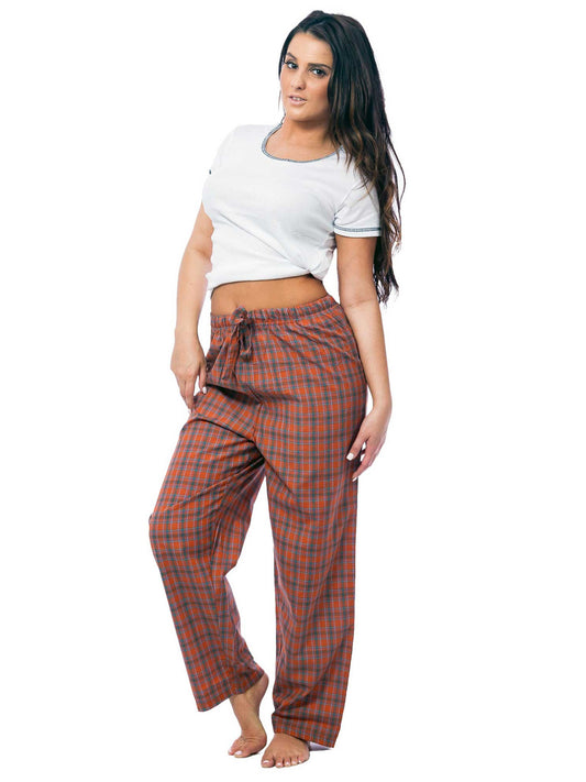 Women's Lounge Pants / Pajama Bottoms / Sleep Pants, Woven, 2-Piece Multicolor Combo