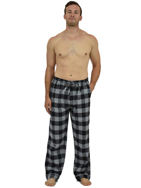 Men's Lounge Pants / Pajama Bottoms / Sleep Pants, 100% Cotton Flannel