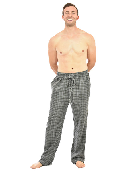 Men's Lounge Pants / Pajama Bottoms / Sleep Pants, 100% Cotton Flannel
