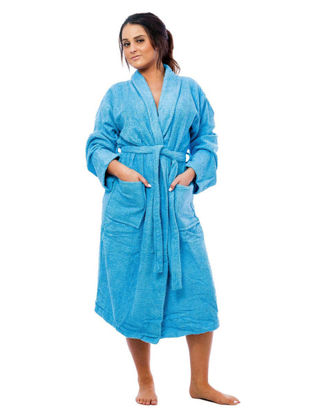 Women's Long Robe, Terry, Classic Style