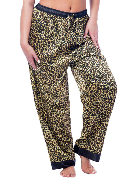 Women's Lounge Pants / Pajama Bottoms / Sleep Pants, Satin, Prints
