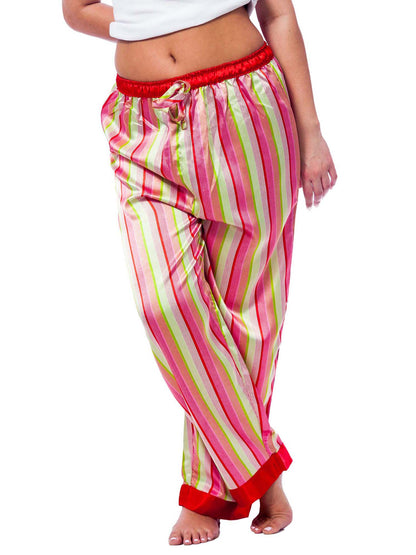 Women's Lounge Pants / Pajama Bottoms / Sleep Pants, Satin, Prints